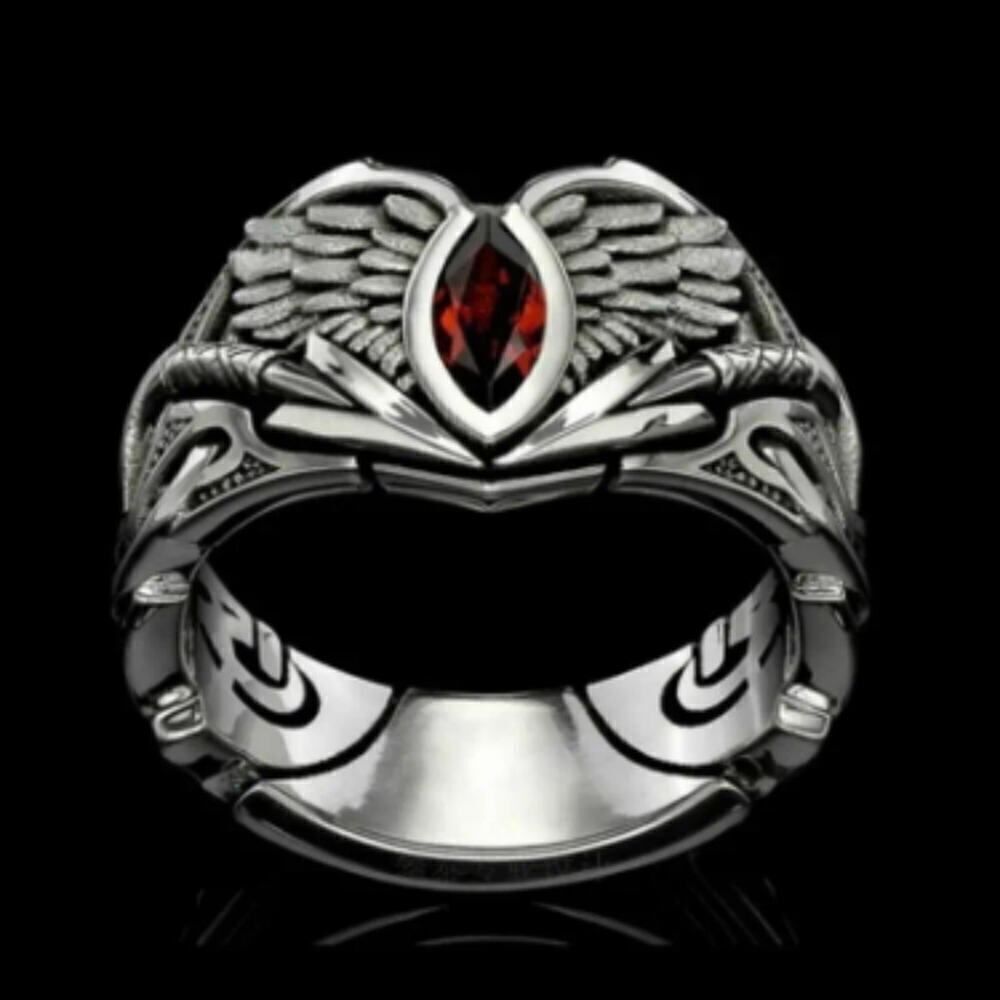 Fashion Viking Cubic Zirconia Rings Men Hip Hop Punk Jewelry Ring